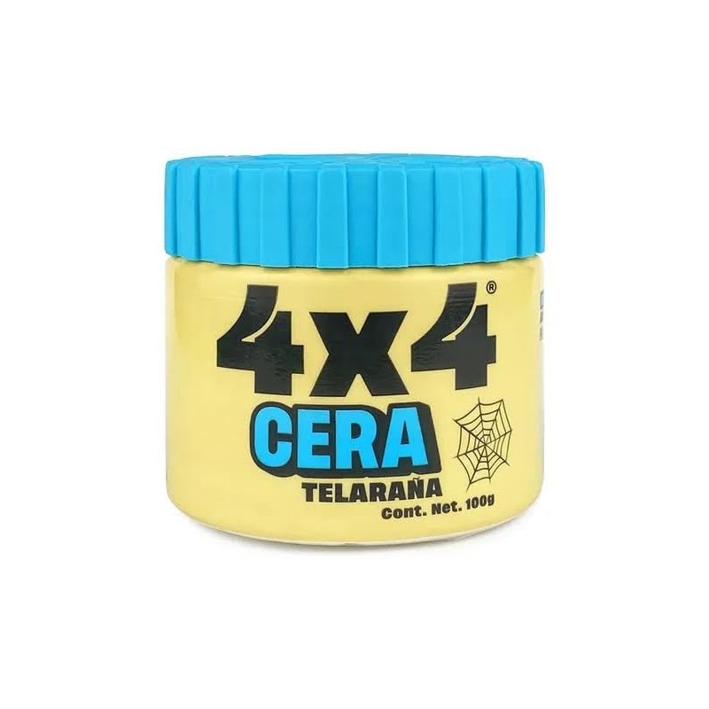 4x4 Cera Telaraña para Barberos, Estilizado de Cabello, 100g