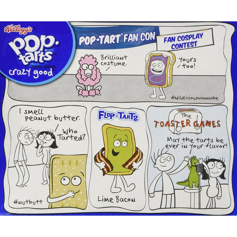 Kellogg's Pop-Tarts Wildlicious Frosted Wild! Berry, 16 ct, 30.4 oz