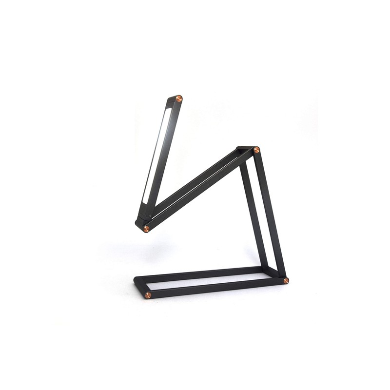 BAZZ Foldable Integrated LED Wireless Table Lamp Dark Gray 8.5