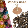 sourcing map 100Set Grommets Eyelets 5mm 1/5 Inch Brass Eyelets