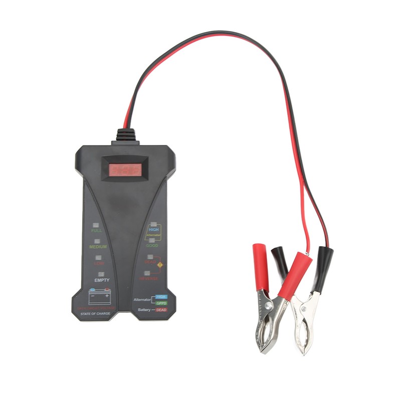 12V Battery Capacity Tester Single Interface Charging System Analyzer Detector
