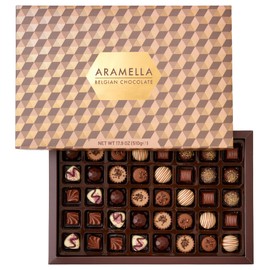 Aramella Belgian Chocolate Brown Box With Gift Bag (40 Pieces / 510g / 17.9oz)