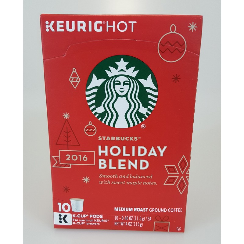 Starbucks 2016 Holiday Blend K-cups Coffee 2 boxes of 10