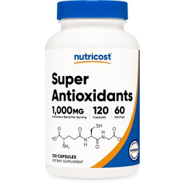 Nutricost Super Antioxidants (1000mg) 120 Capsules - Antioxidant Supplement for Men and Women, 60 Servings