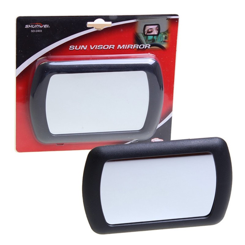 Silence Shopping Sun Visor Mirror Clip-On, Car Makeup Vanity Mirror,