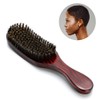 Hair Brush Wave Brush 100% Boar Brush Round Anti-static 24*5.7*4cm
