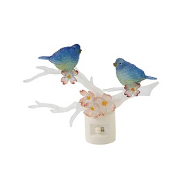 Roman – Bluebird, Night Light, 5" H, Plastic, Wall Decoration, Home Decor, Adorable Gift, Durable, Beautifully Detailed