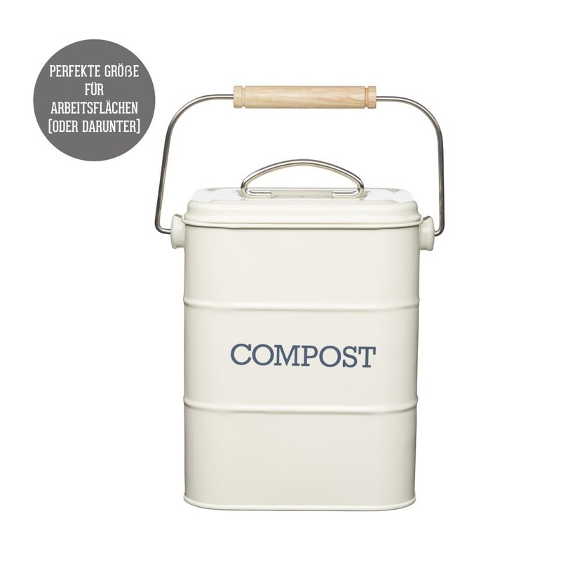 Kitchen Craft Living Nostalgia Metal Kitchen Composter