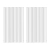 8G Heavy-Duty White PEVA Shower Curtain Liner 2-Pack Waterproof Plastic