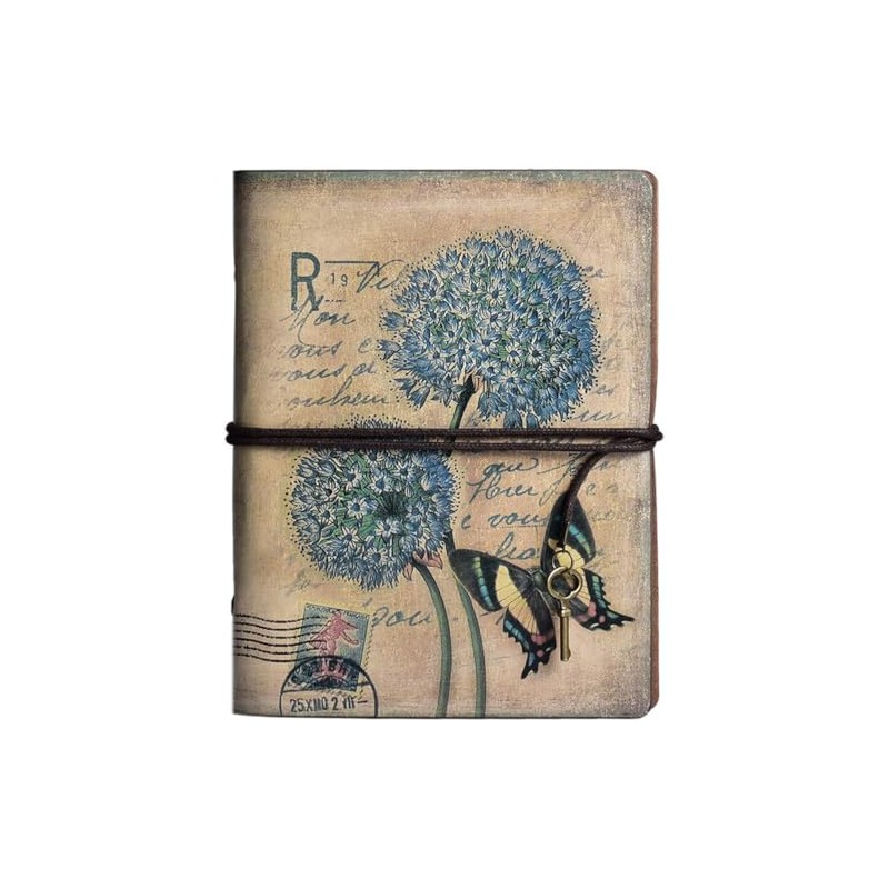 Journal Notebook for Women Men, Refillable Travelers Notebook Antique Leather