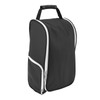 Golf Shoe Bag Convenient PU Leather Black Waterproof Dustproof Sport