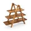 TOSCANA - a Picnic Time brand, 3 Tiered Serving Ladder