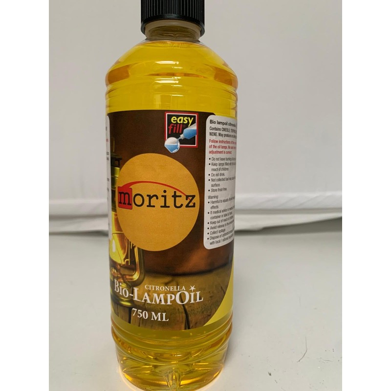 Moritz 1 x 750 ml Organic Citronella Lamp Oil for