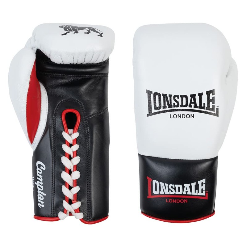 Lonsdale Unisex Adult Campton Equipment, White/Black/Red, 10 oz R