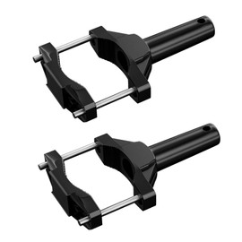 Motorcycle Headlight Holders 2 Pack, 20-55 mm Headlight Mount Motorcycle Black Universal Fork for Universal Motorcycle Bumper
