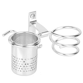 Hair Dryer Holder, Space Aluminum Wall Mounted Hair Dryer Holder Spiral Hair Care Tools Hanging Rack Organizer for Blow Dryer Comb (#1)