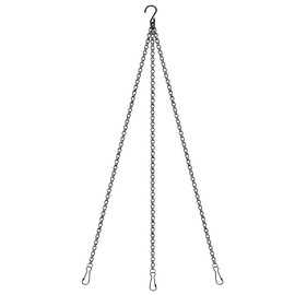 Hanging Chain 24 Inch 304 Stainless Steel Rust-Proof Metal Replacement Chain Hangers Non-Rust Made Specifically for Hanging Outdoor Plants/Flower Baskets/Pots/Bird Feeder/Wind Chimes/Stained Glass