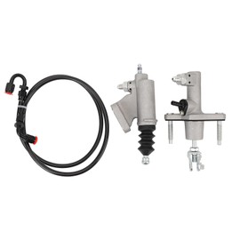 Clutch Master Slave Cylinder Assembly KTD CLK KMS Master Cylinder and Slave Cylinder Assembly for Rsx Dc5 2002‑2006 Civic Si (EP3) FG2 / FA5 Tsx Cl