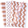 MIAHART 60 Pcs Rose Gold Tissue Paper Bulk 3 Style