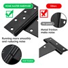 HOME MASTER HARDWARE 10 Inch T-Strap Heavy Duty Black Hinges