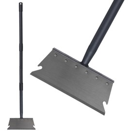 Garden Cleaning Shovel, Ice Scraper, 59 Inch Adjustable Handle Heavy Duty Garden Tool Multifunctional Cleaning Shovel, for Lawn Edging, Scraping, Weed and Ice Removal