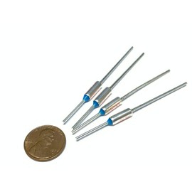 4 Pieces TF 121C 249.8F Thermal Fuse cutoff ry mini micro metal 10A 250V B48