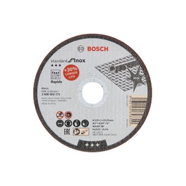 Bosch 1x PRO Stainess Steel and Metal Longlife Thin Cutting Disc for Small Angle Grinder and Bore 22.23 mm (for Steel, Stainless steel, Ø 125 mm, Professional Accessory Small Angle Grinder)