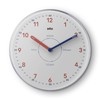 Braun Analogue Time Teacher Wall Clock with Silent Quartz Movement,