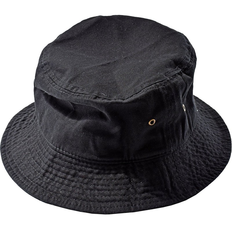New Hattan Hat Bucket Hat for Men & Women, Black