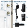 UMIKSMART Smart Keypad Door Lock with Handle, Tuya WiFi App