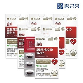Chong Kun Dang [종근당]활력코엔자임Q10 플러스 30캡슐 6박스
