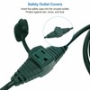 DEWENWILS Outdoor Extension Cord 25 ft Heavy Duty Multiple Outlets