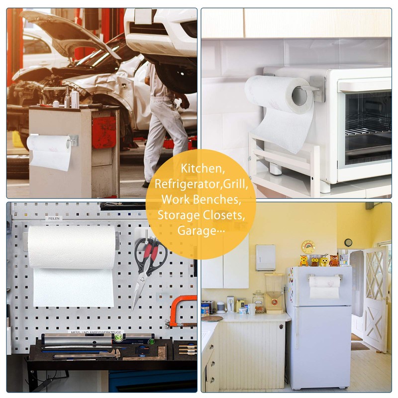 Paper Towel Holder Magnetic Towel Holder Rack for Kitchen (Magnetic-A)