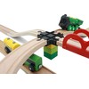 1 x Wooden Train Intersection Compatible with Brio Duplo