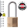 Master Lock 140EURDLH Key Padlock with Brass Body and High