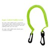 Survival Duck 1.8m Kayak Paddle Leash Neon Green - Safety