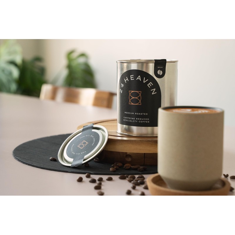 24Heaven Classic Half Caff Coffee Beans, 247g, Less Caffeine, All