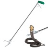 52" Extra Long Snake Tongs Reptile Grabber Catcher, Stainless Steel