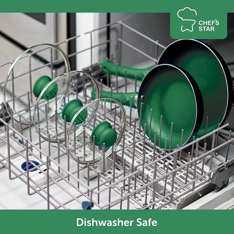 Chef's Star Pots And Pans Set Kitchen Cookware Sets Nonstick