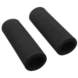 Foam Motorbike Grips Comfort Anti Vibration Motorcycle Grips Foam Covers Soft Motorcycle Handlebar Grips Universal Motorbike Over Grip Reduce Fatigue, Balck