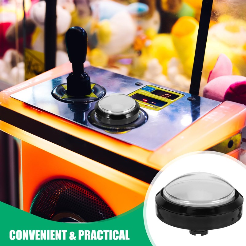 Vaguelly Large Arcade Game Button 3.94 Inch Self-Reset Push Button