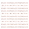 100PCS Paper Clips Portable Mini Cute Shape Electroplated Rose Gold