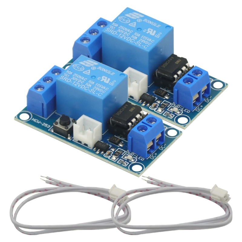2pcs 1 Channel DC 12V Latching Relay Module with Touch