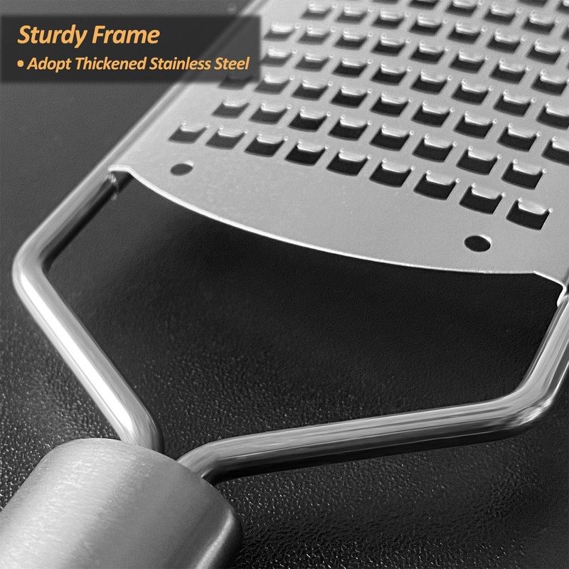 Professional Zester Grater Coarse for Cheese, Carrot, Ginger, Coconut, Nuts