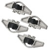 APPERFiT Deck Rail Tie Down Anchors Bed Cleats (Aluminum) 4pcs