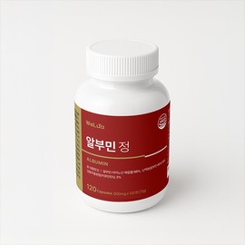 Wellua 2+1 high-content albumin tablets, egg white powder, edible albumin / 고함량 알부민 정 2+1통 난백분말 알브민 먹는 알부민