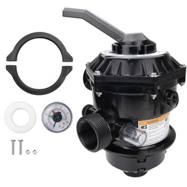 262506 1-1/2-Inch 6-Way Clamp Style Valve Compatible with Pentair 262506 Multiport Valve, Fit for Tagelus, Sand Dollar, Meteor Pool and Spa Sand Filter