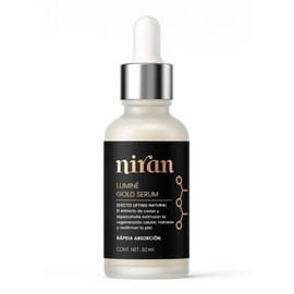Luminé Gold Serum Facial Súper Hidratante y Regenerador, con Ácido Hialurónico, Sábila, Extracto de Caviar, Colágeno y Elastina, Rosa Mosqueta y Tepezcohuite.