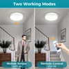 Rechargeable Motion Sensor Light with Remote Wireless Ceiling Light Battery