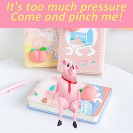 Pig Squeeze Toy, Stress Pig Toy, Piggy Squeeze Toy, Creative Decompression Piggy, Anti Stress Pig Pink, Stress Toy Pig